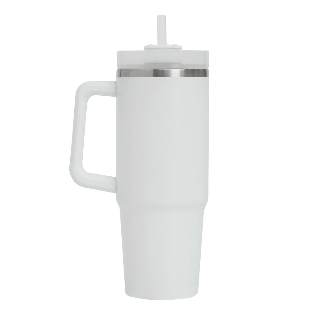 Термокружка DRINK DELUXE, цвет белый - 56-0304678- Фото №3