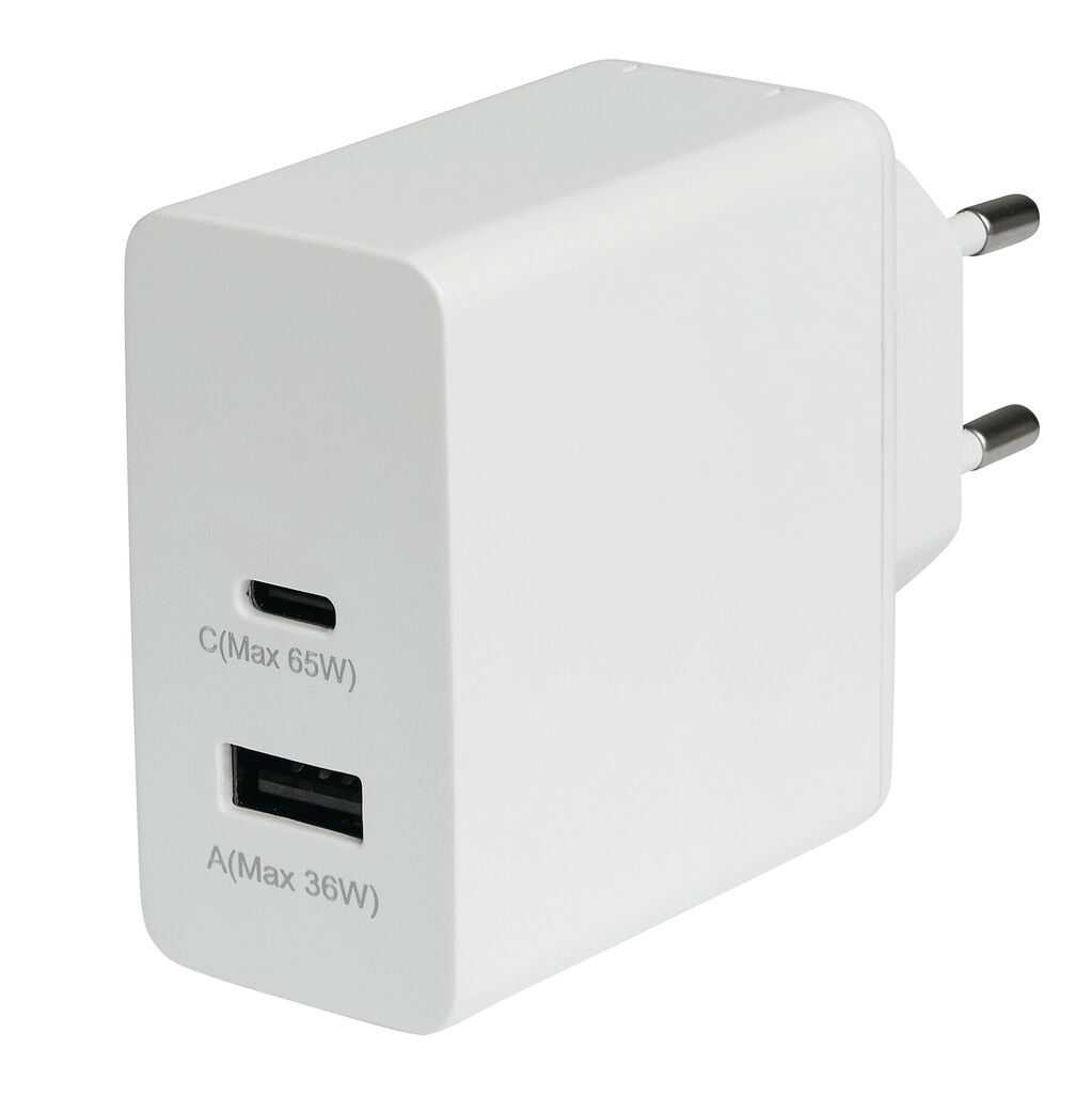 USB-адаптер, штекер питания ENDLESS POWER ADVANCED, цвет белый - 56-0402721- Фото №1
