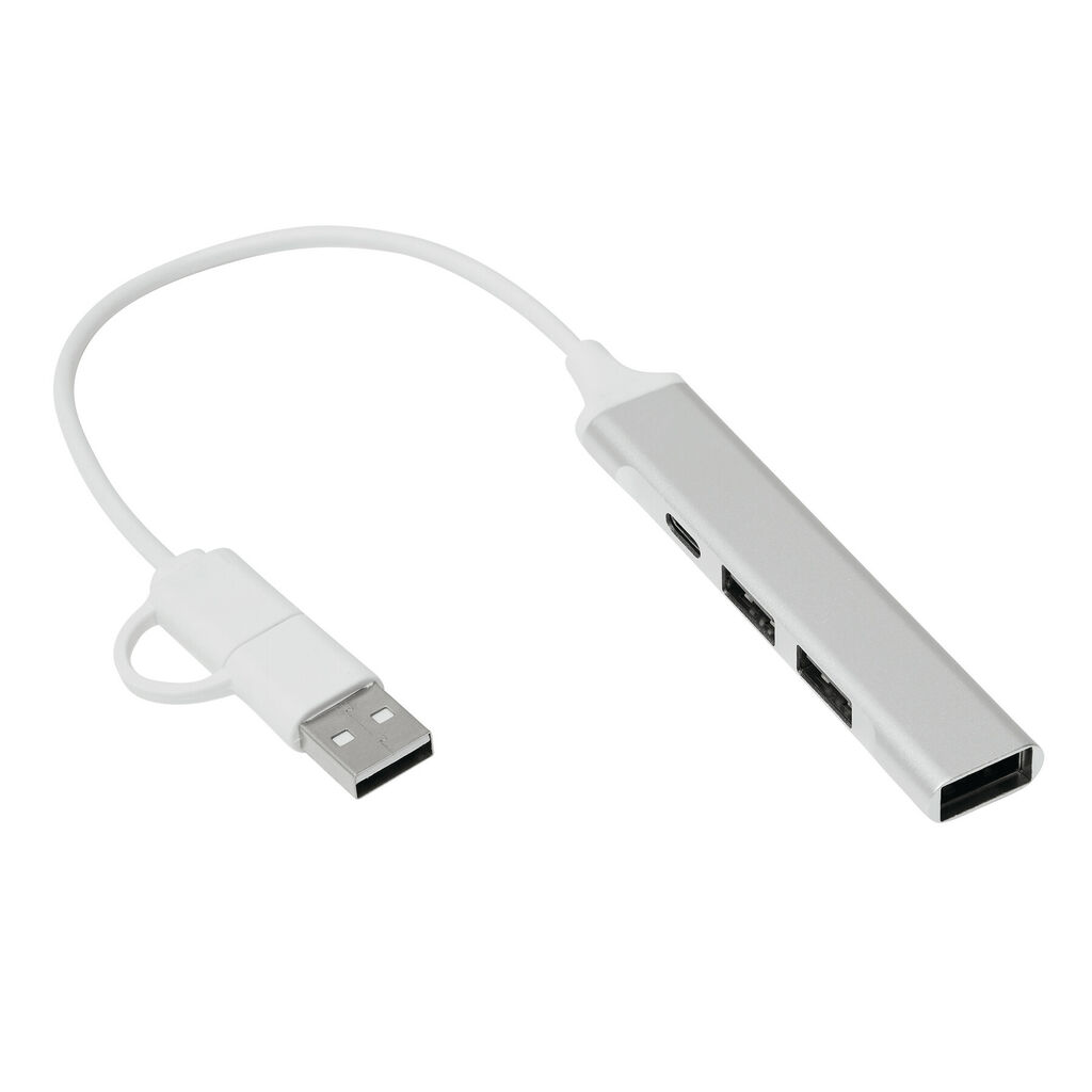 USB-хаб NETWORK, цвет серебряный - 56-1107386- Фото №6