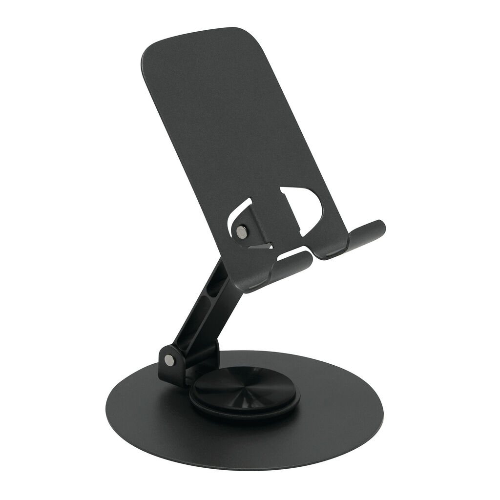 Складной держатель для телефона DESK MASTER, цвет антрацит - 56-1107388- Фото №1