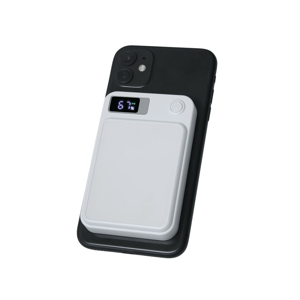 Powerbank MAGNET, цвет белый - 56-1107391- Фото №10