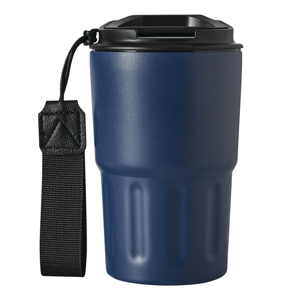 Термокружка TRAVEL MUG, цвет тёмно-синий - 56-0304557- Фото №12