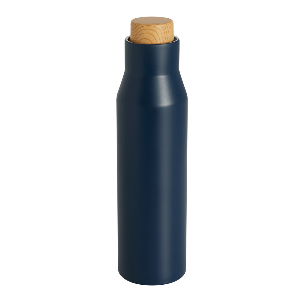 Вакуумна пляшка DRINK NOBLY, колір темно-синій - 56-0304607- Фото №10