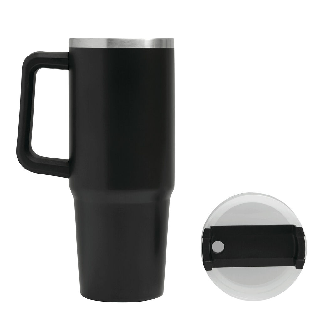 Термокружка DRINK DELUXE, цвет чёрный - 56-0304670- Фото №16