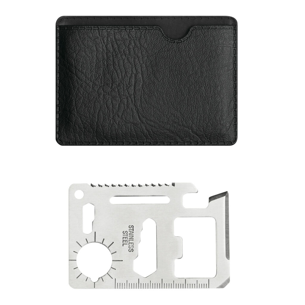 Мультитул POCKET CARD, цвет серебряный - 56-0381000- Фото №8