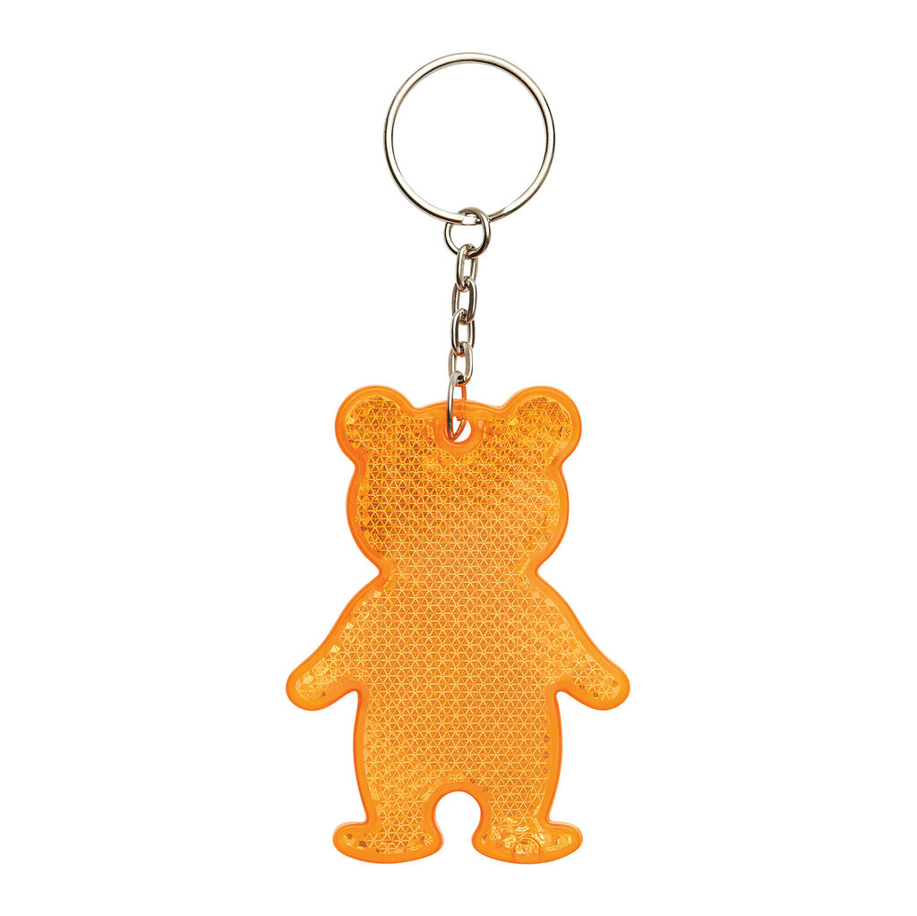 Светоотражающий брелок TEDDY, цвет оранжевый - 56-0402527- Фото №6