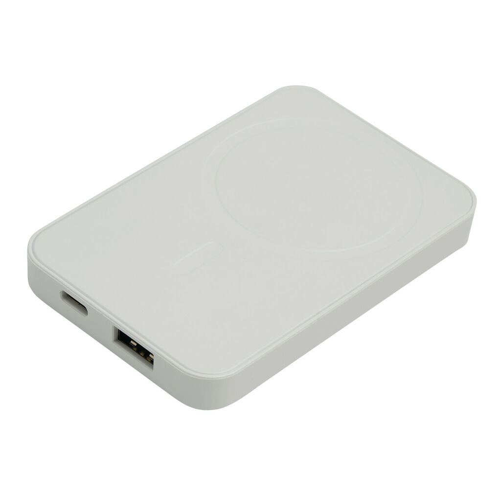 Powerbank MAGNET, колір білий