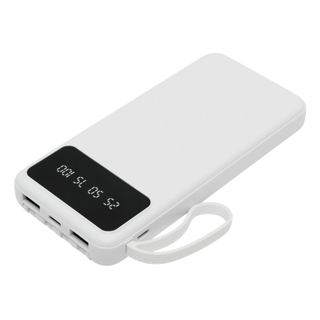 Powerbank MULTI CHARGE, колір білий