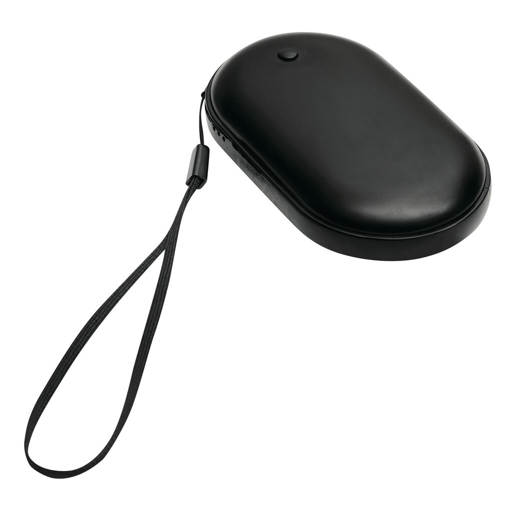 Powerbank і кишенькова грілка HEAT POWER, колір чорний