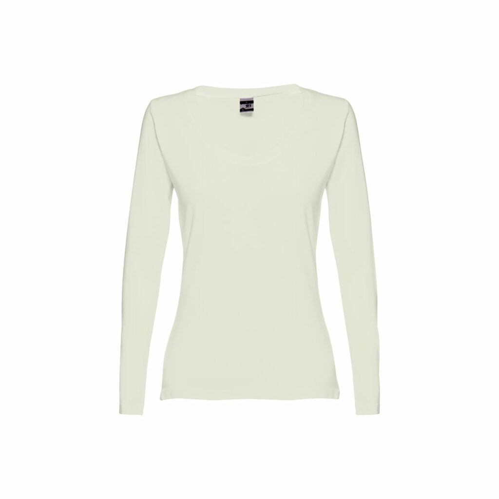 THC BUCHAREST Футболка з довгими рукавами та круглим вирізом для жінок пастельно-зелений  розмір XL - 30126-159-XL- Фото №1