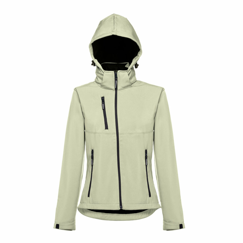 THC ZAGREB WOMEN Женская куртка softshell со съемным капюшоном пастельно-зеленый  размер S - 30181-159-S- Фото №4
