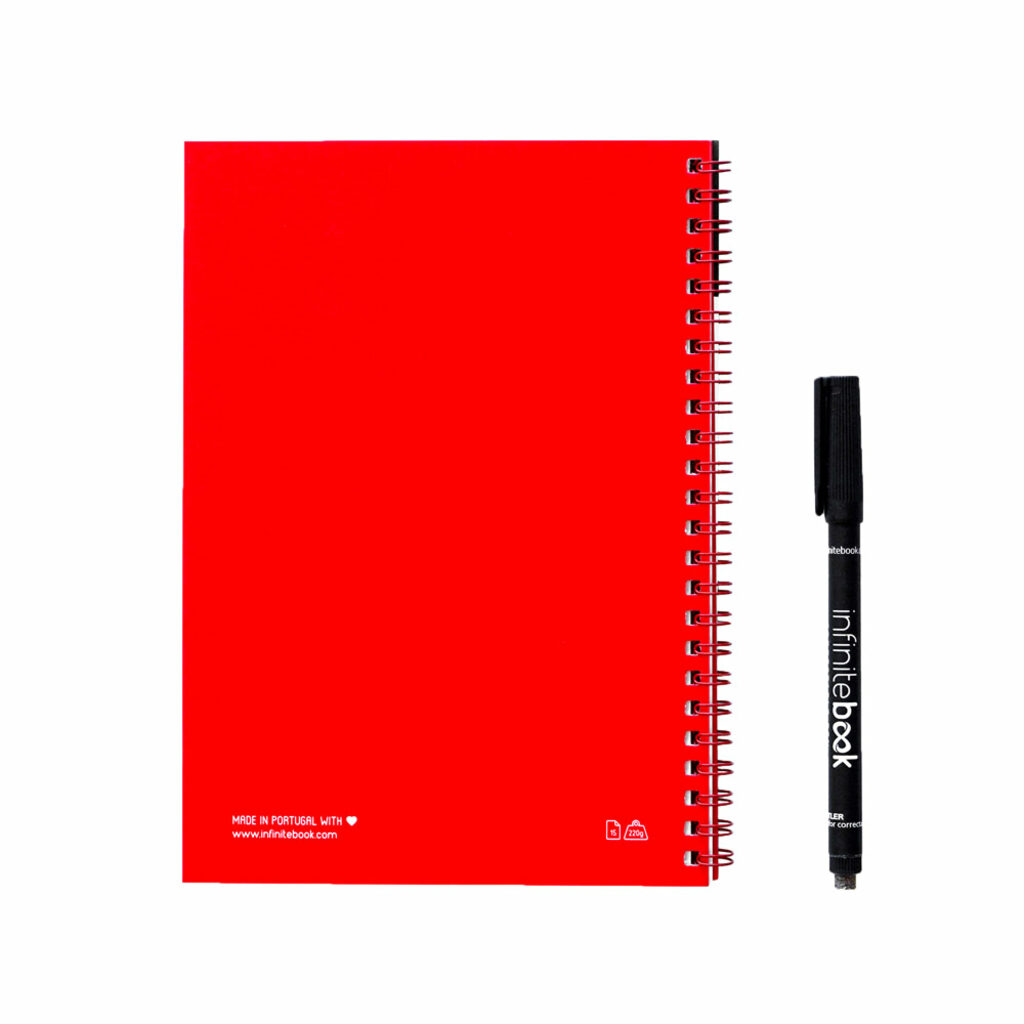 INFINITEBOOK PLAIN Блокнот А5 формату червоний - 33200-105- Фото №2