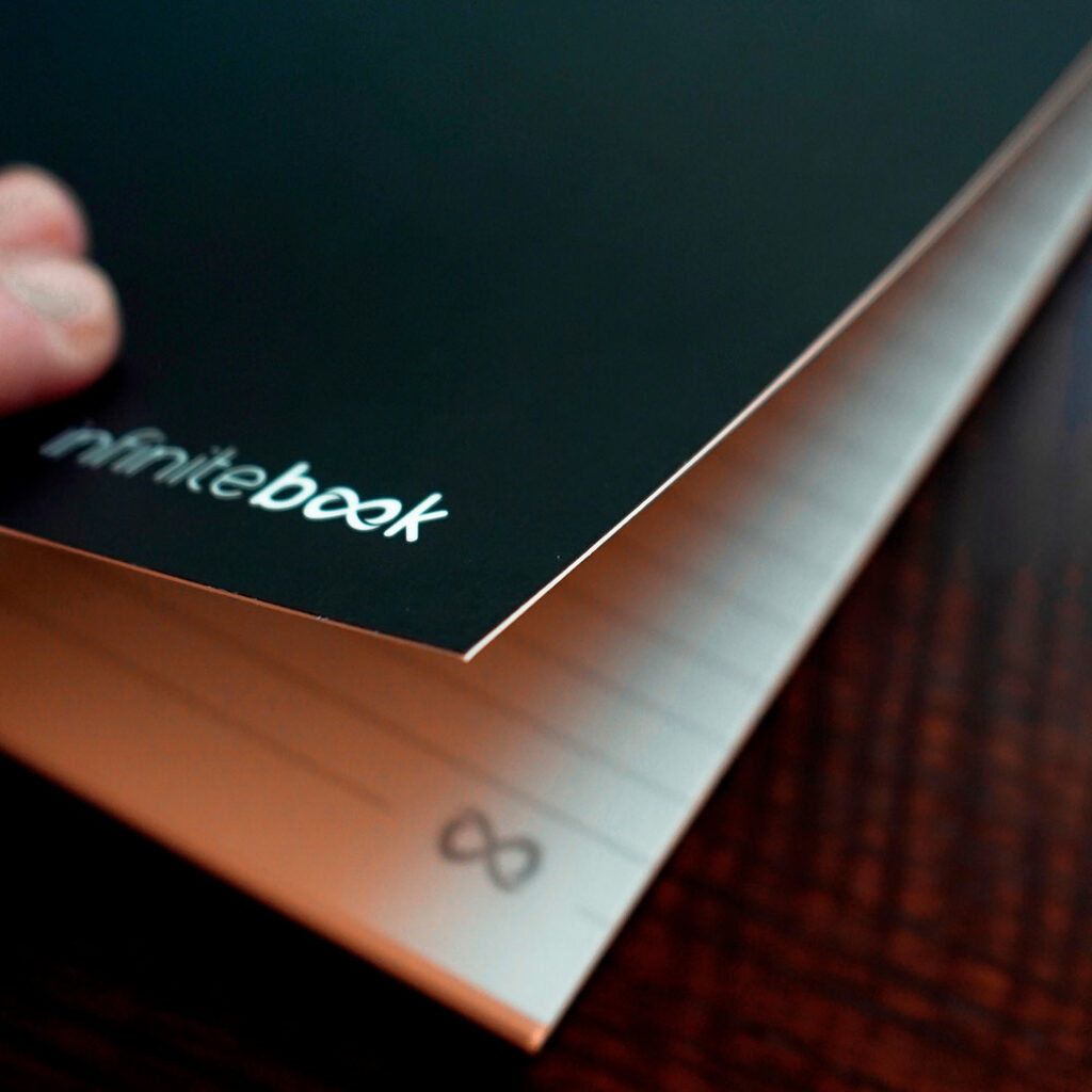 INFINITEBOOK PLAIN Блокнот А5 формату чорний - 33201-103- Фото №3