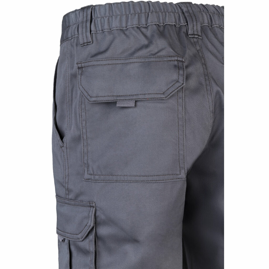 VL LUGH Многокарманные эластичные брюки (240 г/м²) из хлопка (46%), ЭМЭ (38%) и полиэстера (16%) серый размер 44 - 36003-113-44- Фото №5 VL LUGH Многокарманные эластичные брюки (240 г/м²) из хлопка (46%), ЭМЭ (38%) и полиэстера (16%) серый размер 44 - 36003-113-44- Фото №5