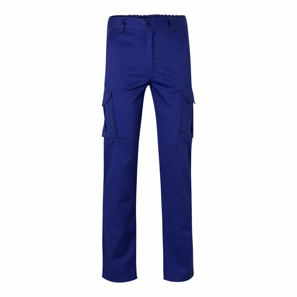 VL LUGH Многокарманные эластичные брюки (240 г/м²) из хлопка (46%), ЭМЭ (38%) и полиэстера (16%) королевский синий  размер 34 - 36003-114-34- Фото №7