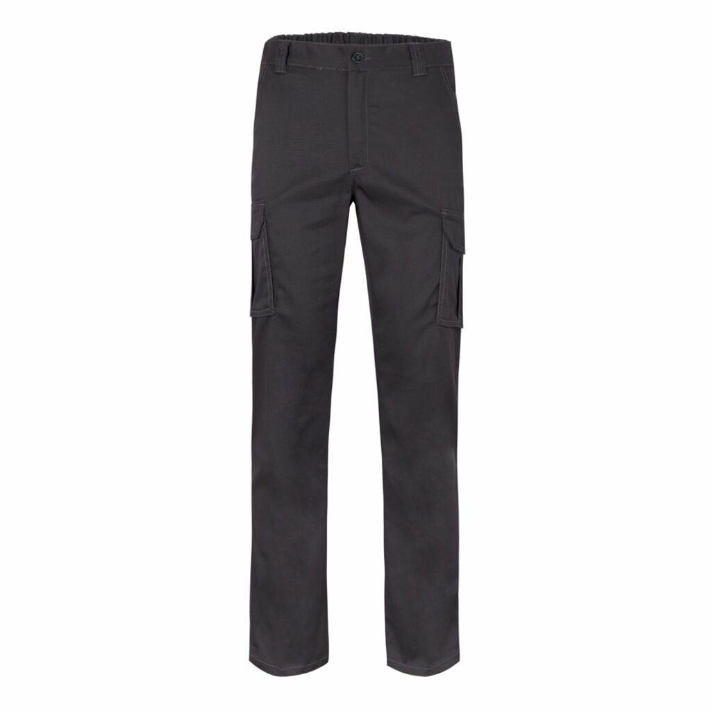 VL PAN Многокарманные эластичные брюки (290 г/м²) из хлопка (46%), ЭМЭ (38%) и полиэстера (16%) черный  размер 34 - 36008-103-34- Фото №7