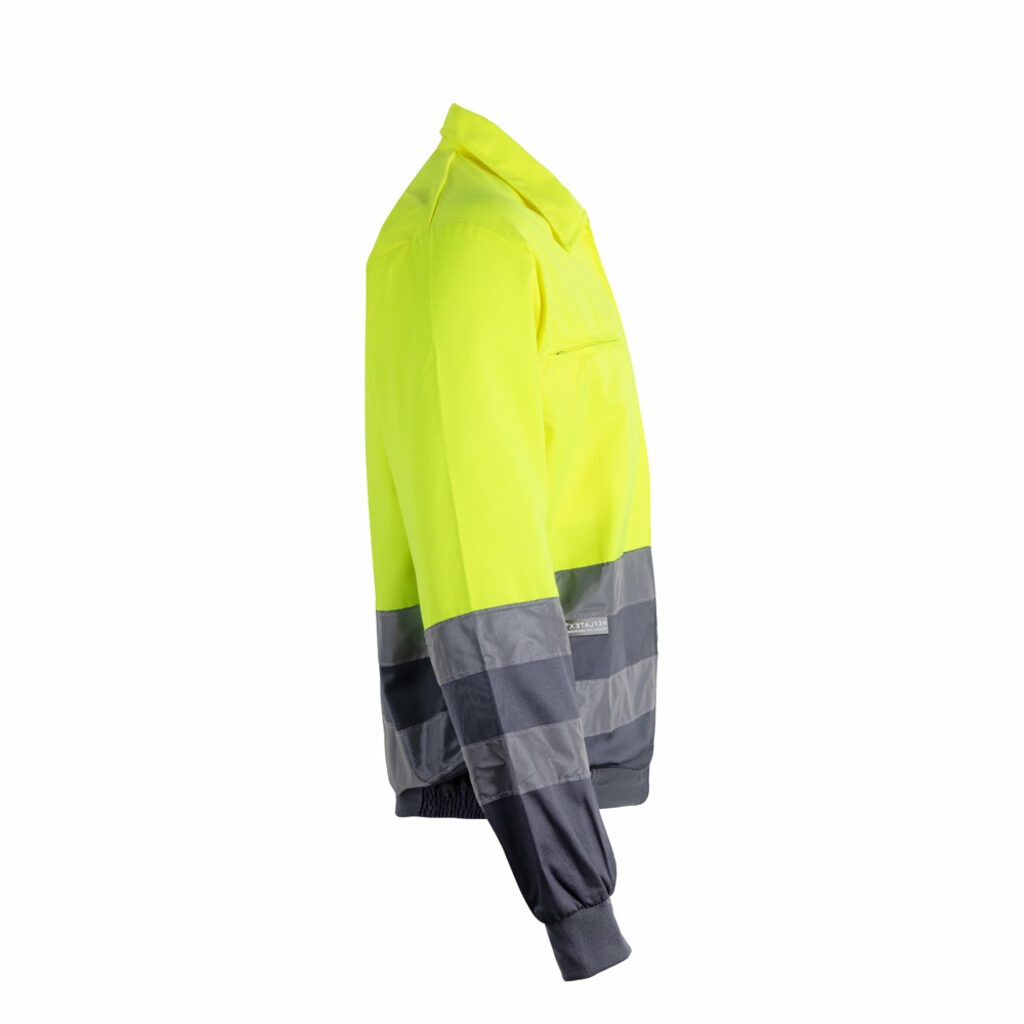 VL NEPTUNE LARGE Двухцветная куртка (210 г/м²) из полиэстера (80%) и хлопка (20%) серый размер 4XL - 36020-207-4XL- Фото №3 VL NEPTUNE LARGE Двухцветная куртка (210 г/м²) из полиэстера (80%) и хлопка (20%) серый размер 4XL - 36020-207-4XL- Фото №3
