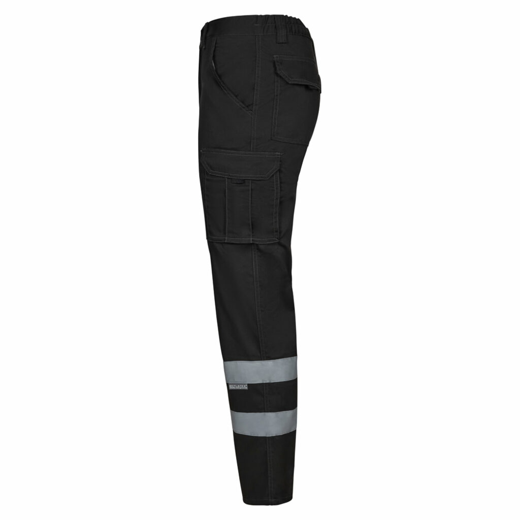 VL DIONYSUS Многокарманные эластичные брюки (240 г/м²) из хлопка (46%), ЭМЭ (38%) и полиэстера (16%) черный  размер 44 - 36025-103-44- Фото №2