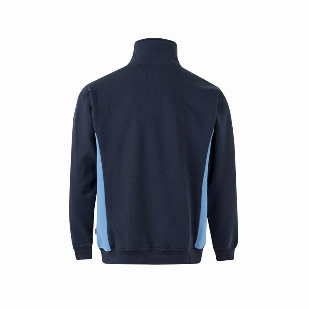 VL SVAROG Двухцветная флисовая толстовка (260 г/м²) из полиэстера (65%) и хлопка (35%) синий  размер XS - 36044-244-XS- Фото №1