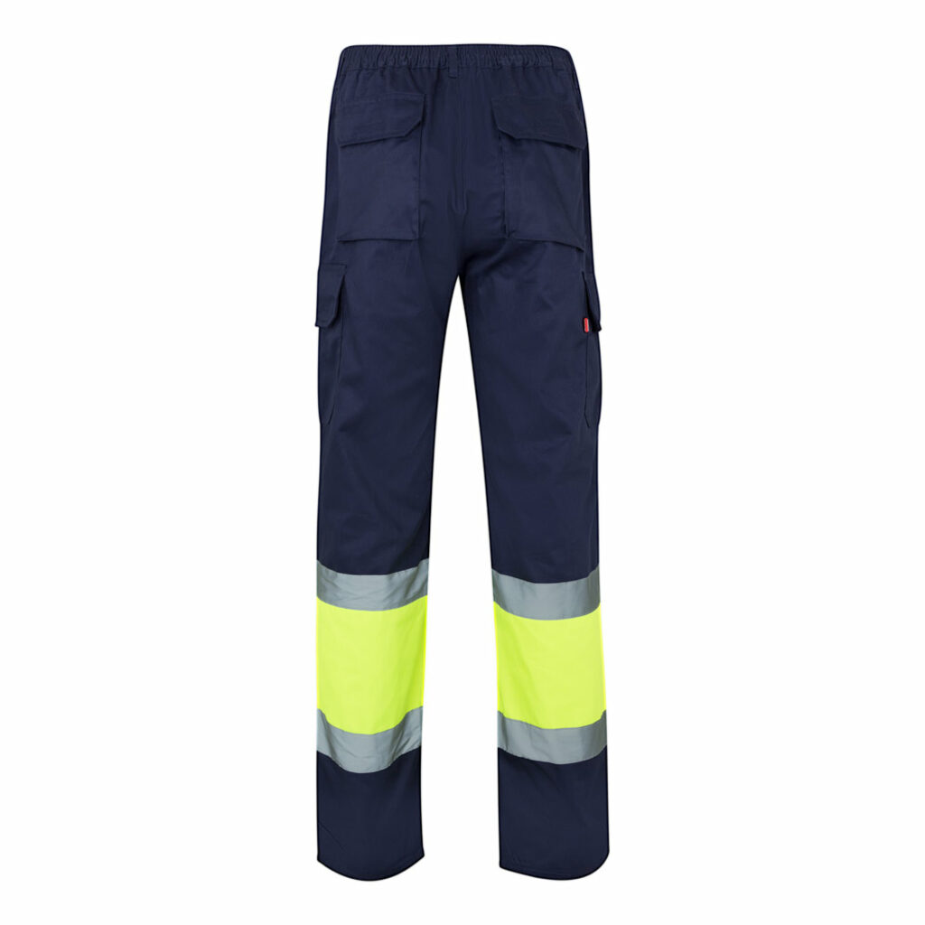 VL ATHENA Брюки из двухцветного твила (210 г/м²), на подкладке, с множеством карманов, из хлопка (20%) и полиэстера (80%). синий  размер 3XL - 36052-204-3XL- Фото №1