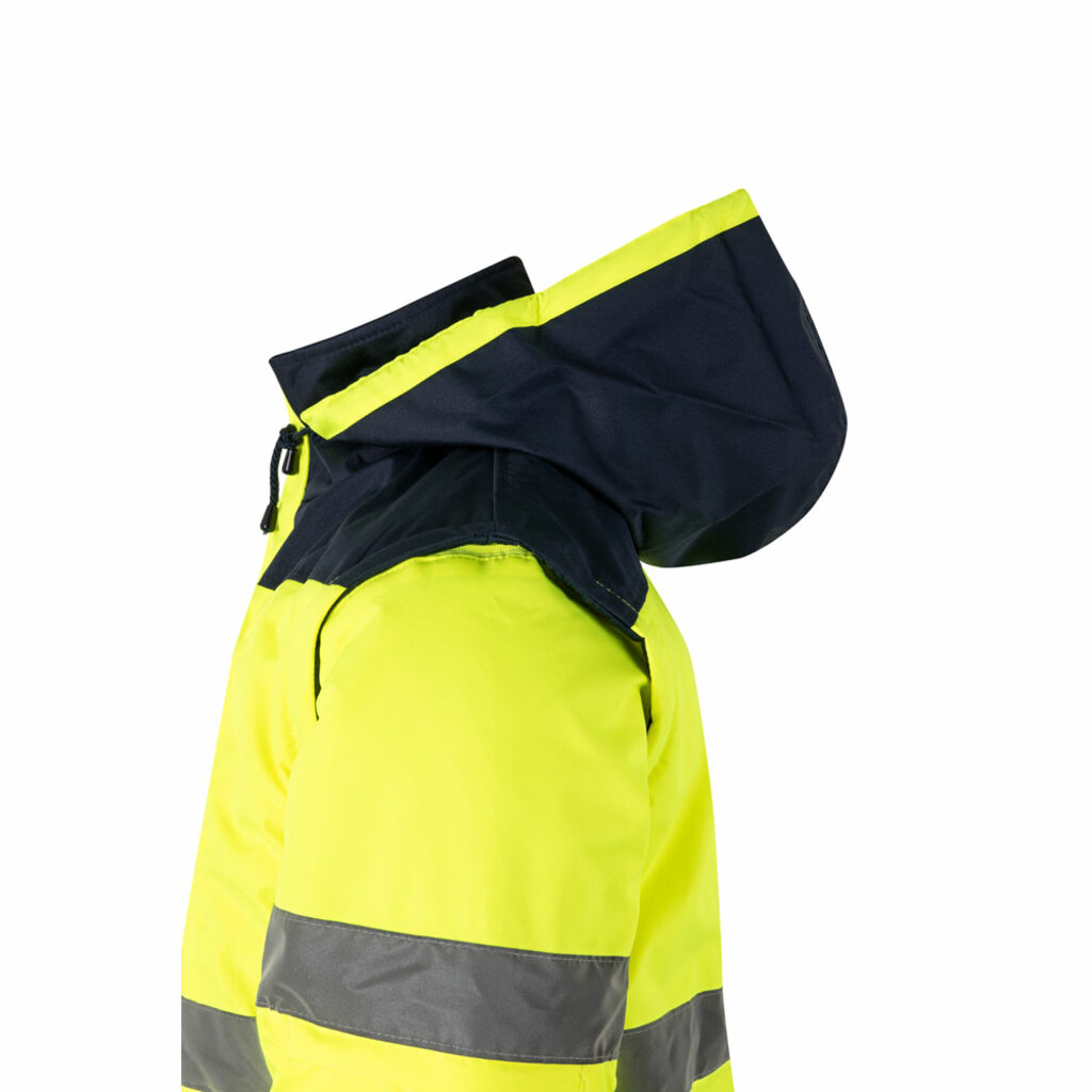 VL JUPITER LARGE Двоколірна куртка утеплена (180 г/м²) з поліестеру (100%) з поліуретановим покриттям синій  розмір 5XL - 36060-204-5XL- Фото №4