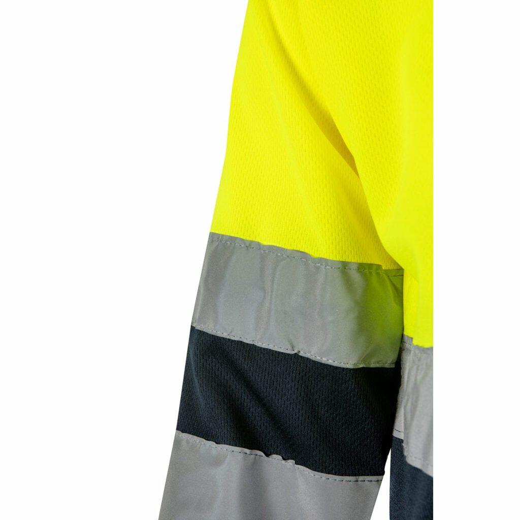 VL VULCAN LARGE Двухцветная рубашка поло (160 г/м²) с длинными рукавами, из полиэстера (100%) синий размер 5XL - 36069-204-5XL- Фото №4 VL VULCAN LARGE Двухцветная рубашка поло (160 г/м²) с длинными рукавами, из полиэстера (100%) синий размер 5XL - 36069-204-5XL- Фото №4