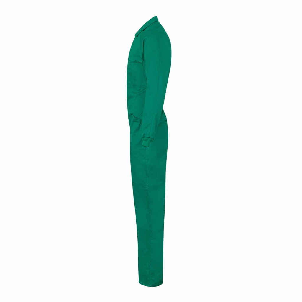 VL YAMA Комбінезон із твила (200 г/м²) з бавовни (35%) та поліестеру (65%). зелений  розмір 52 - 36086-109-52- Фото №2