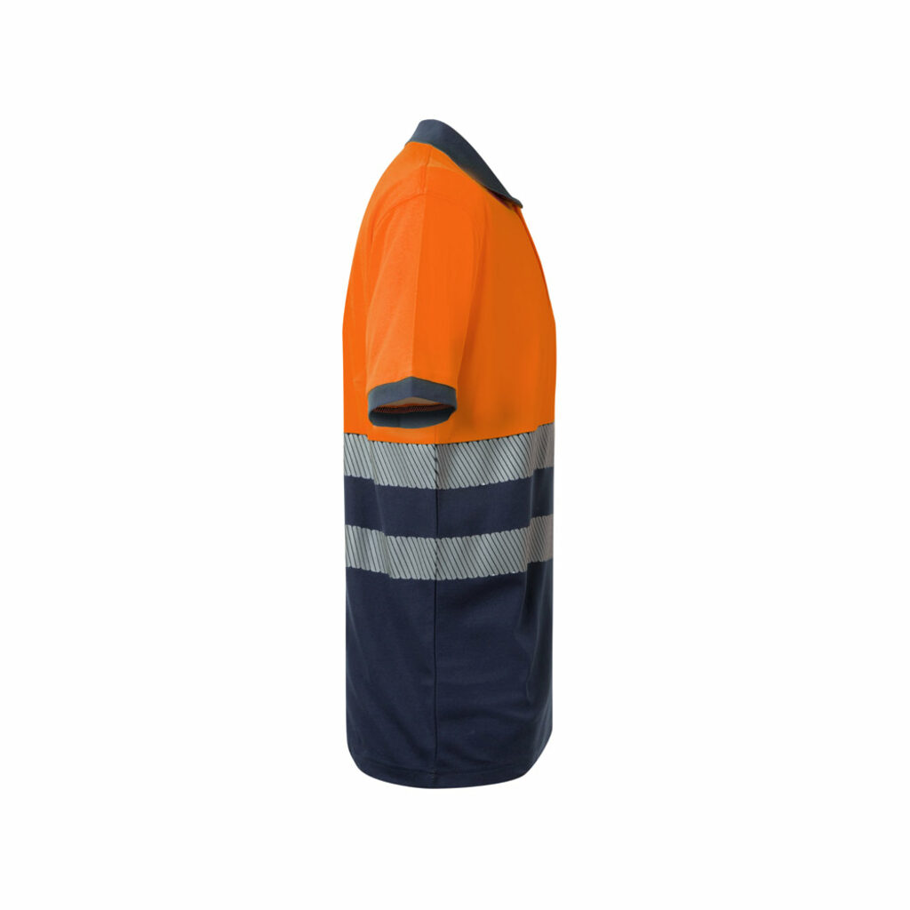 VL ACHELOUS Двухцветная рубашка-поло из пике (150 г/м²) с короткими рукавами, из хлопка (55%) и полиэстера (45%). синий размер S - 36100-214-S- Фото №3 VL ACHELOUS Двухцветная рубашка-поло из пике (150 г/м²) с короткими рукавами, из хлопка (55%) и полиэстера (45%). синий размер S - 36100-214-S- Фото №3