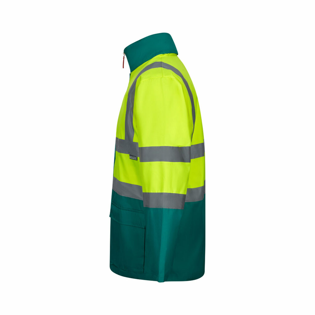 VL JUNO LARGE Двоколірна парка 4 в 1 (180 г/м²) з поліестеру (100%) з поліуретановим покриттям зелений  розмір 4XL - 36109-209-4XL- Фото №2