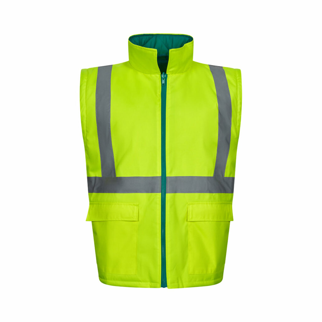 VL JUNO LARGE Двоколірна парка 4 в 1 (180 г/м²) з поліестеру (100%) з поліуретановим покриттям зелений  розмір 4XL - 36109-209-4XL- Фото №5