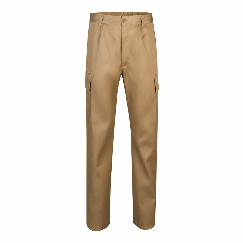 VL AINE Штани з твила з кількома кишенями (190 г/м²) з бавовни (20%) та поліестеру (80%) натуральний  розмір 60 - 36112-160-60- Фото №6