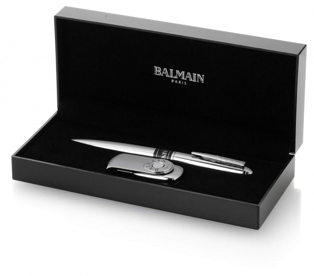 Набор ручка с флешкой от Balmain