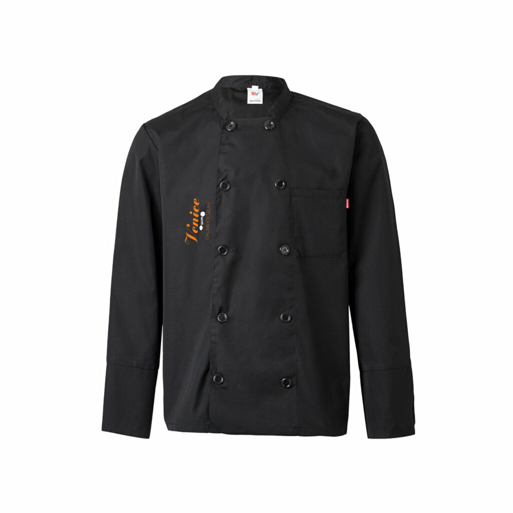 VL KALI Кухонная куртка с длинными рукавами (175 г/м²) из хлопка (35%) и полиэстера (65%) черный размер 52 - 36123-103-52- Фото №4 VL KALI Кухонная куртка с длинными рукавами (175 г/м²) из хлопка (35%) и полиэстера (65%) черный размер 52 - 36123-103-52- Фото №4