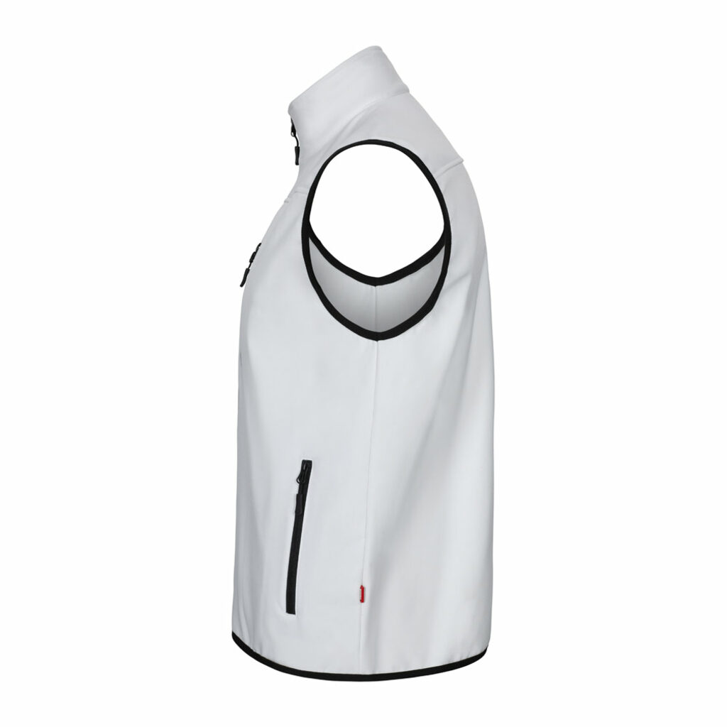 VL VARUNA Жилет Softshell (280 г/м²) с подкладкой из полиэстера (94%) и эластана (6%). белый  размер L - 36136-106-L- Фото №2