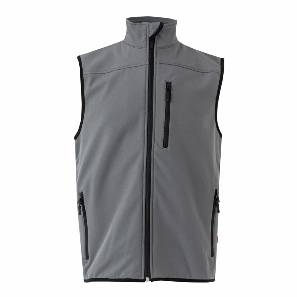VL VARUNA Жилет Softshell (280 г/м²) с подкладкой из полиэстера (94%) и эластана (6%). серый  размер XL - 36136-113-XL- Фото №4
