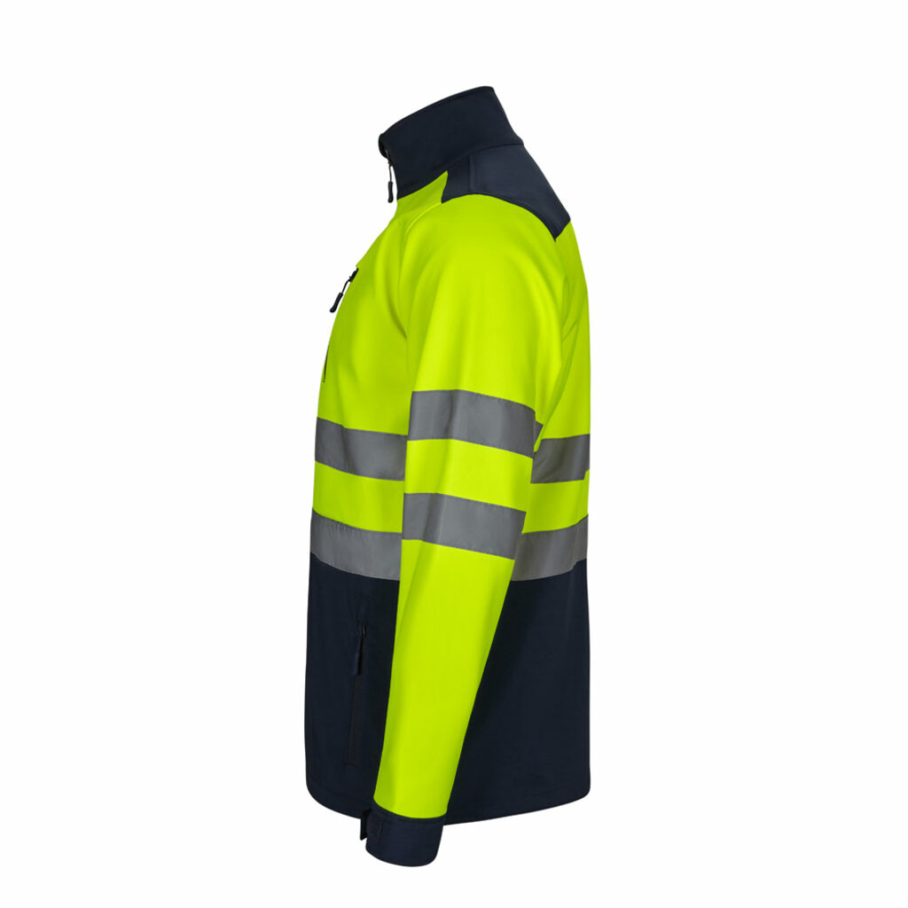 VL HESTIA Двоколірна куртка softshell (280 г/м²) з поліестеру (96%) та еластану (4%). синій розмір 2XL - 36144-204-2XL- Фото №2 VL HESTIA Двоколірна куртка softshell (280 г/м²) з поліестеру (96%) та еластану (4%). синій розмір 2XL - 36144-204-2XL- Фото №2