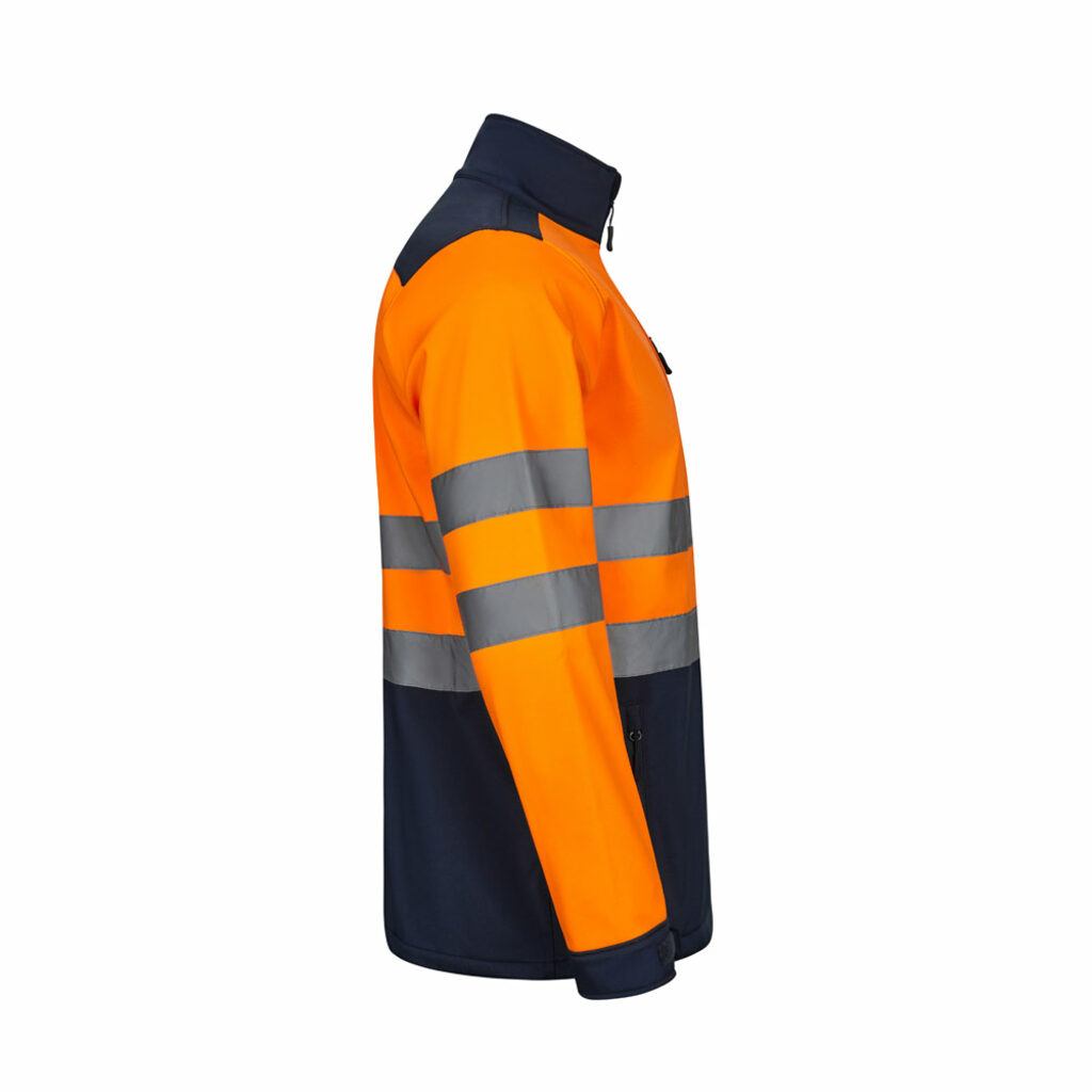 VL HESTIA LARGE Двухцветная куртка softshell (280 г/м²) с флисовой подкладкой и мембраной TPU, из полиэстера (96%) и эластана (4%). синий  размер 5XL - 36145-214-5XL- Фото №3