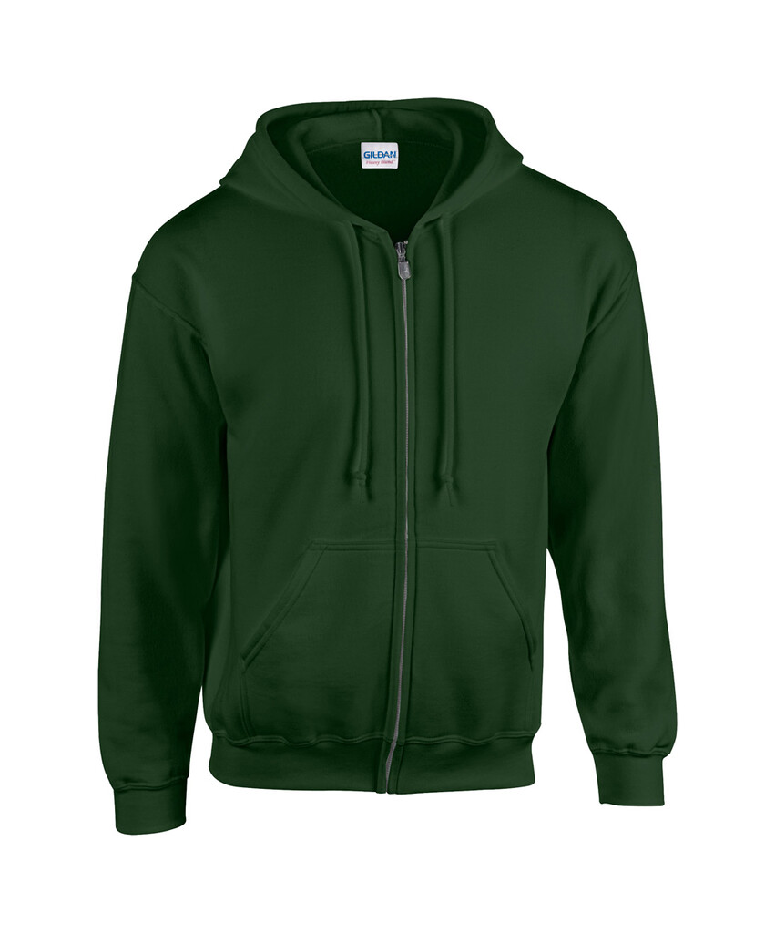 Свитер HB Zip Hooded, цвет темно-зеленый  размер M - AP4306-07_M- Фото №1