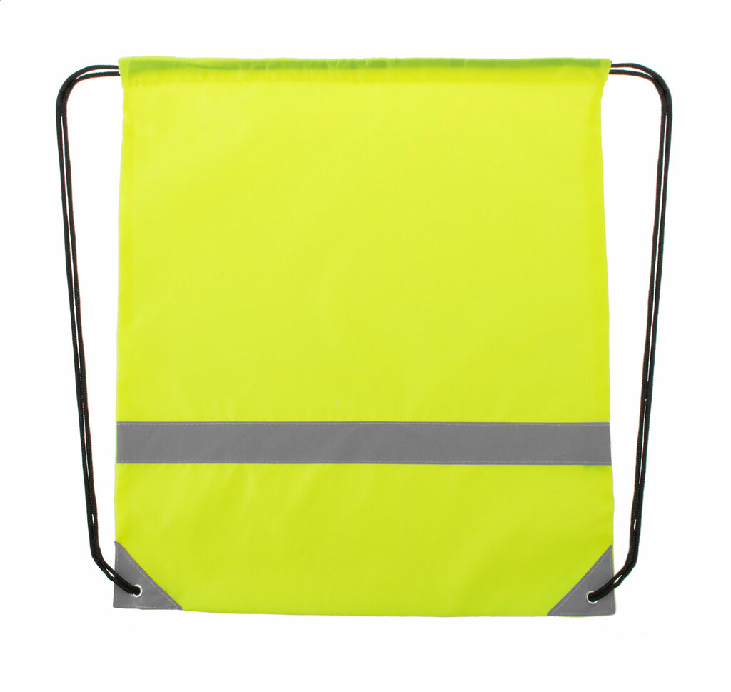 Рюкзак-мешок со светоотражателями Lemap, цвет желтый - AP741542-02- Фото №1 Рюкзак-мешок со светоотражателями Lemap, цвет желтый - AP741542-02- Фото №1