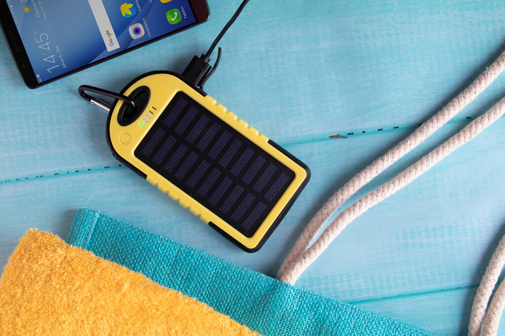 Power bank Lenard, колір жовтий - AP741932-02- Фото №6