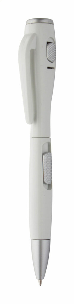 Ручка кулькова з ліхтариком Senter, колір білий - AP791520- Фото №1