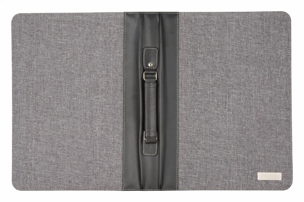 Папка для документів Smokey Zip А4, колір сірий - AP809462- Фото №3