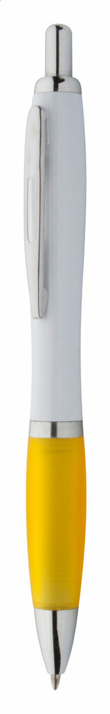 Ручка пластиковая Wumpy, цвет желтый - AP809360-02- Фото №1