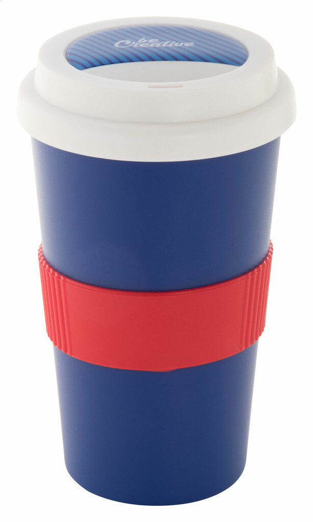 Термокружка індивідуальна-кришка CreaCup, колір білий - AP892006-01_B- Фото №2