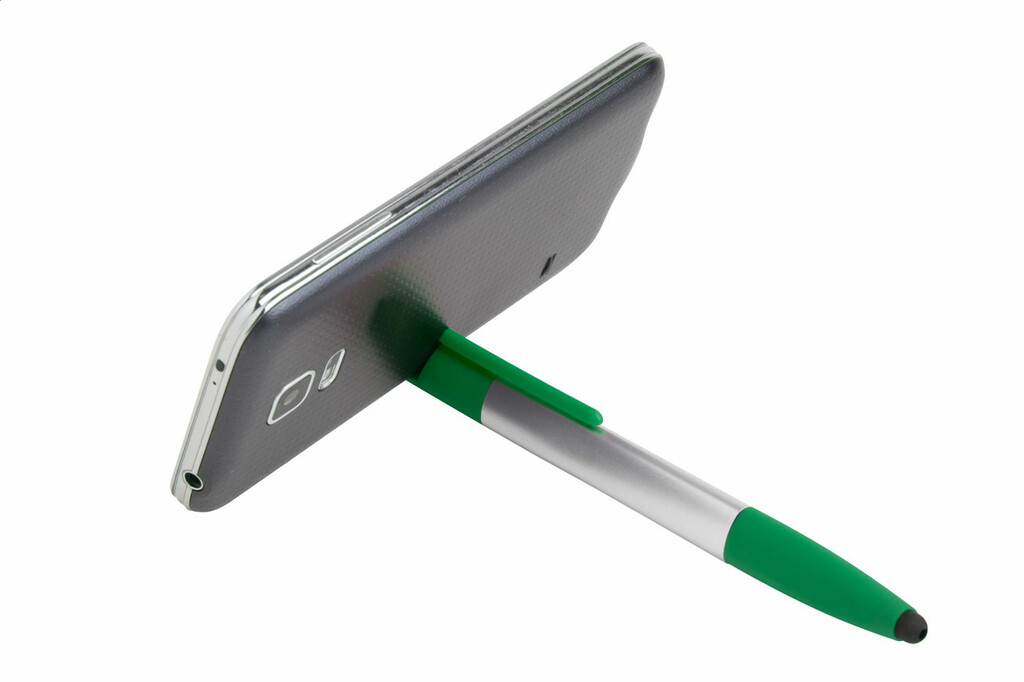 Ручка-стилус кулькова Handy, колір зелений - AP845164-07- Фото №2