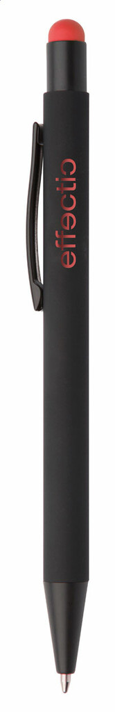 Ручка шариковая  для цветной гравировки, цвет красный - AP845170-05- Фото №1
