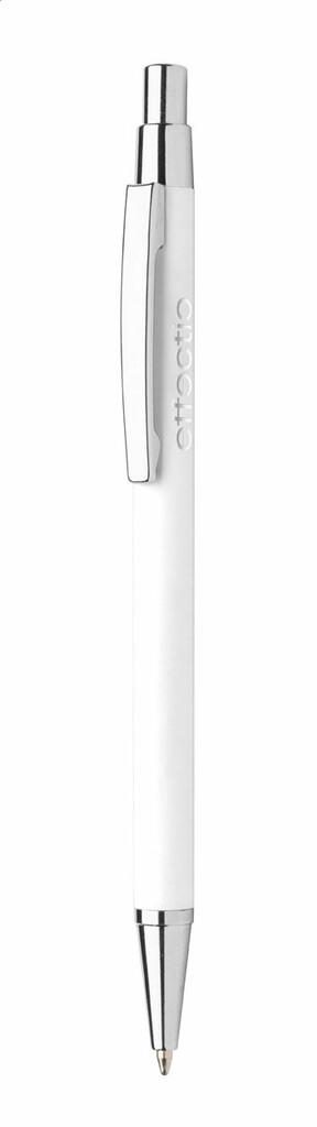 Ручка шариковая Chromy, цвет белый - AP845173-01- Фото №3
