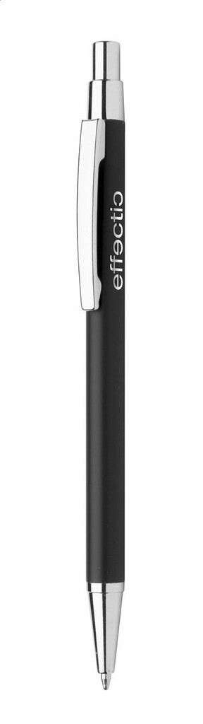 Ручка шариковая Chromy, цвет черный - AP845173-10- Фото №3