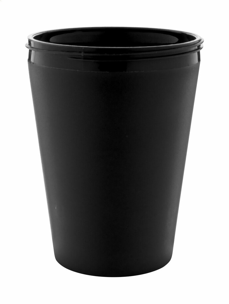 Термокружка індивідуальна CreaCup Mini, з кришкою, колір чорний - AP892007-10_A- Фото №1 Термокружка індивідуальна CreaCup Mini, з кришкою, колір чорний - AP892007-10_A- Фото №1