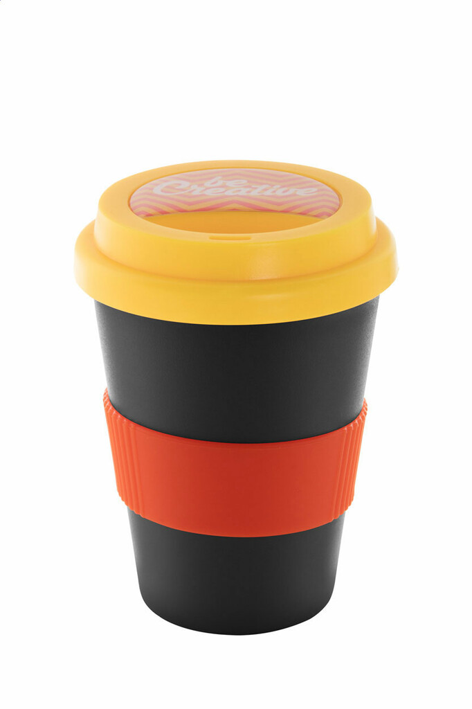 Термокружка індивідуальна CreaCup Mini, з кришкою, колір чорний - AP892007-10_A- Фото №3 Термокружка індивідуальна CreaCup Mini, з кришкою, колір чорний - AP892007-10_A- Фото №3